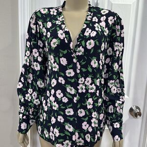 CREW CLOTHING COMPANY. NAVY BLUE, PINK AND GREEN